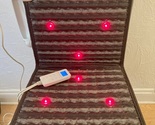 PEMF, Red-Light Therapy &amp; Heating mat with Amethyst Stones - 40&quot; x 20&quot; - £235.87 GBP