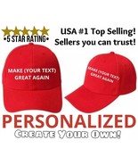 MAKE AMERICA GREAT AGAIN Personalized Custom EMBROIDERED Hat TRUMP MAGA USA - $19.76
