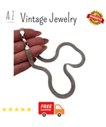 Women&#39;s Men&#39;s Jewelry Chain Necklace Marked 12 grVintage Sterling Silver... - £112.59 GBP