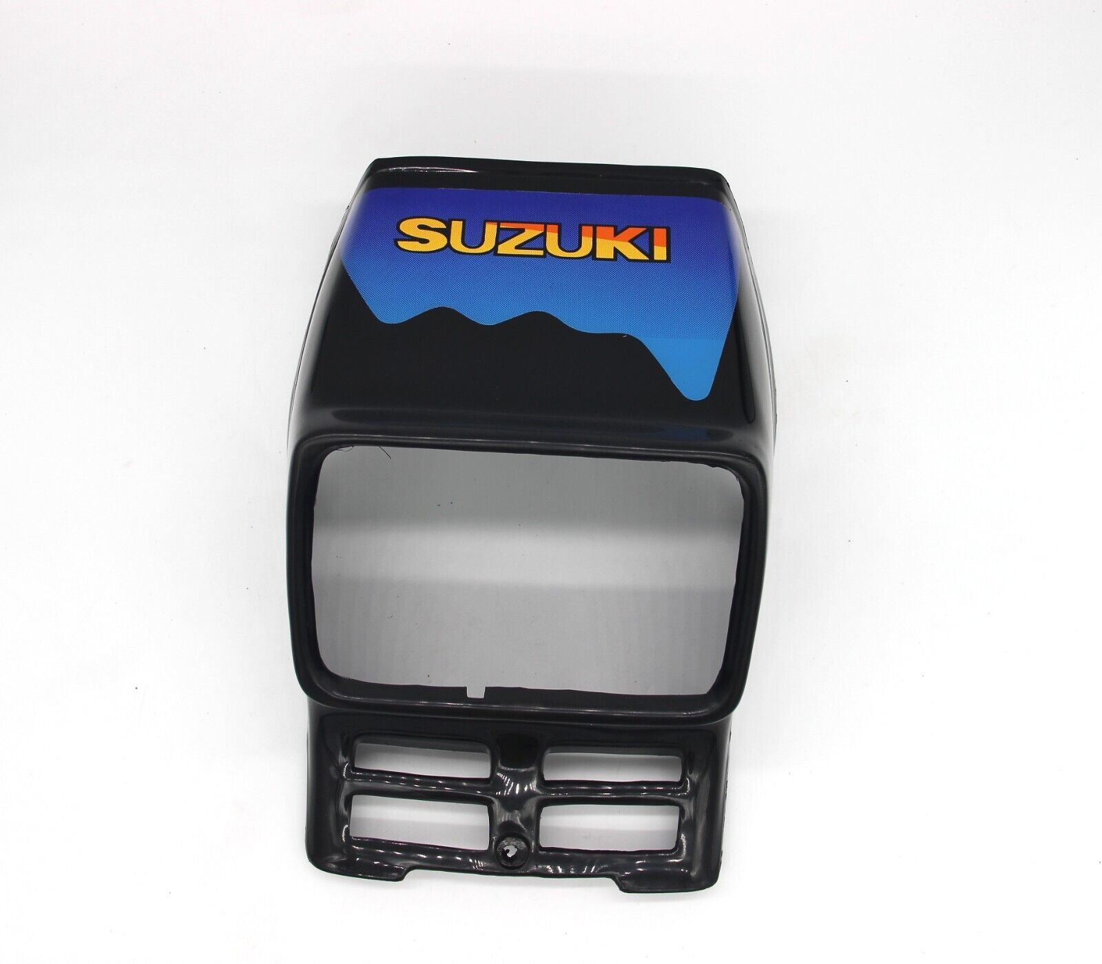 fits Suzuki TS 185 ER Headlamp Cover Black and Blue - $45.58