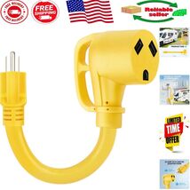 15A Male to 30A Female NEMA Adapter: Heavy-Duty RV Dogbone Power Cord, 1... - $590.63 MXN