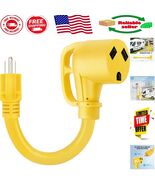 15A Male to 30A Female NEMA Adapter: Heavy-Duty RV Dogbone Power Cord, 1... - $31.67