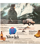 1982 Yukon Jack Canadian Whiskey Advertisement Datsun Li&#39;l Hustler Truck... - $29.99