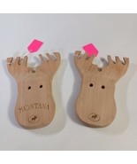 Cottagecore Wood Moose Anter Forks Souvenir Set For Decorative Purposes ... - €12,83 EUR