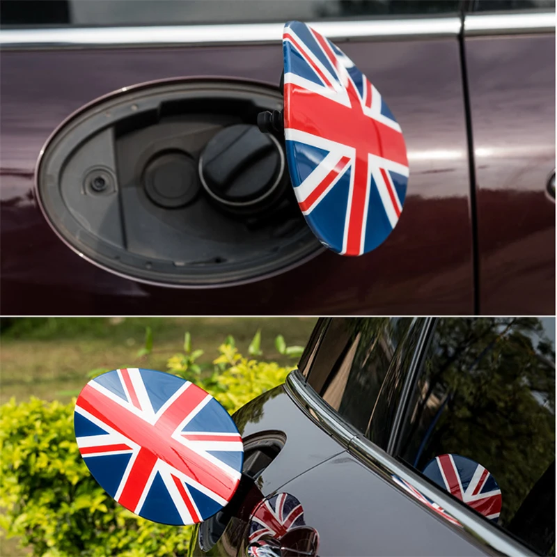 Fuel Tank Cap Decoration Oval Case Oil Box Cover Sticker Housing Decal For Mini - £33.00 GBP