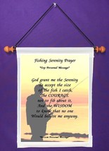 Fishing Serenity Prayer - Personalized Wall Hanging (1124-1) - £15.17 GBP