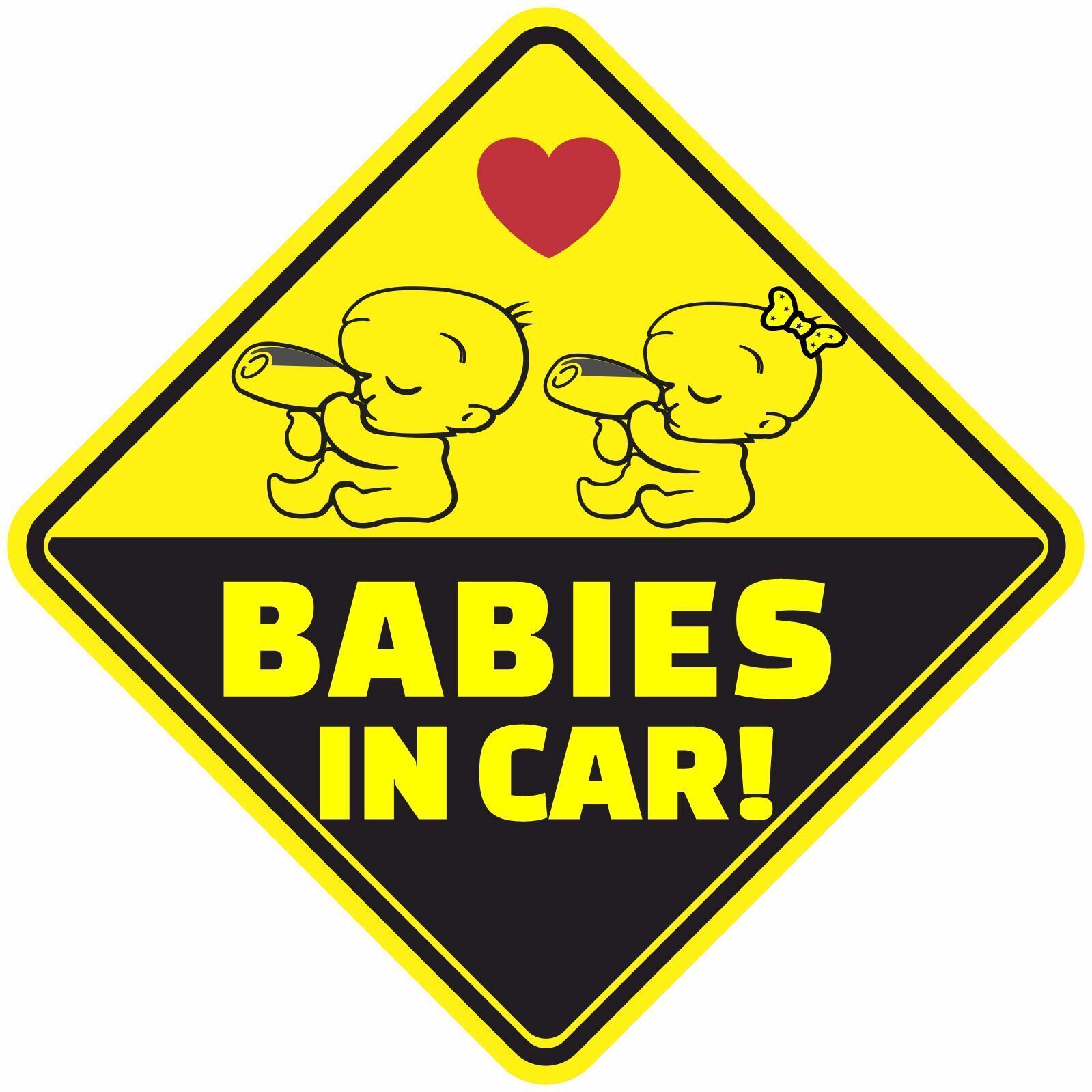 BABY ON BOARD BABIES GIRL BOY PREGNANT SAFE ASSORTED DECAL STICKER BUY 2... - $2.95
