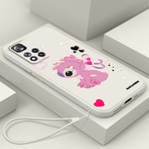Liquid Rope TPU Funda Cute Stitch Cool Love Phone Case For Xiaomi Redmi Note 11  - $7.31