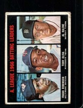 1967 Topps #239 Frank ROBINSON/TONY OLIVA/AL Kaline Good+ Al Batting Hof *X98989 - £4.29 GBP