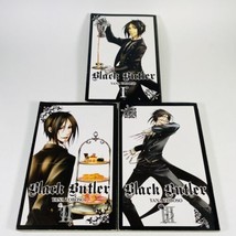 Black Butler English Manga Volumes 1-3 Yana Toboso Yen Press Square Enix... - $14.92
