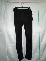 MSRP $70 Levi&#39;s Black 720 High-Rise Super Skinny Jeans Size 30 (STAINS) - £12.97 GBP