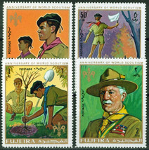 ZAYIX Fujeira 513-516 MNH Boy Scouts Lord Baden-Powell 042523S10 - £2.04 GBP