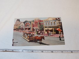 Disneyland Upjohn pharmacy VINTAGE postcard drugstore 1880&#39;s main street horse - £8.08 GBP