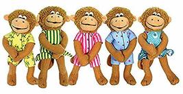 MerryMakers Five Little Monkeys Finger Puppet Playset, Set of 5, Polyvin... - $32.20