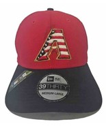 39Thirty Arizona Diamondbacks Hat New Era July 4th Edition Fitted Size M... - $24.70