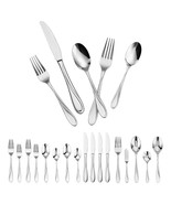 65-Piece Silverware Set Stainless Steel Cutlery Flatware Utensil Kitchen... - $2,478.13 MXN