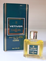 Vetiver Homme Guerlain ✱ Vtg Mini Eau De Toilette Miniature Perfume 4ml. 0.13oz. - $17.81