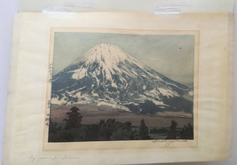 Very Rare Original Hiroshi Yoshida Woodblock Print ‘Fujiyama from Gotemba’ 1929 - £28,683.09 GBP
