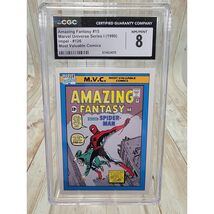1990 Impel Marvel Universe MVC Spider-Man Amazing Fantasy #15 #126 CGC 8 - $17.97