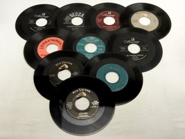 Lot of 10 45 RPM Records, Mixed Genres, Como/Page/Price/Gaylords , VG, R45-07 - £19.26 GBP