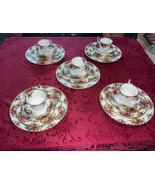 1962 Royal Albert Old Country Roses Fine China Dinnerware 5 Place Settings  - £277.36 GBP