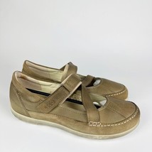 Ecco Cayla Womens Mary Jane Comfort Shoes Crisscross Navajo Brown Leathe... - £81.31 GBP