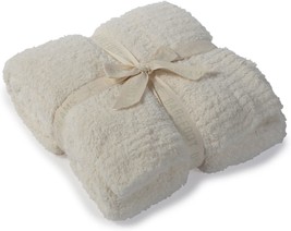 Cream 54 X 72-Inch Cozychic Throw By Barefoot Dreams. - £93.50 GBP