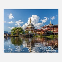 Inle Lake Myanmar Poster Wall Art | Inle Lake Coastal Home Decor | Inle Lake Pri - $19.99