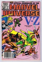 Official Handbook of the Marvel Universe #12 ORIGINAL Vintage 1983 Marvel Comics - £10.30 GBP