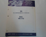 1973 et + Mer King Hors-Bord Moteur 55 HP Vwb 27456 Parts Catalogue Manu... - $10.99