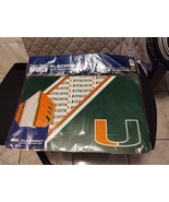 Miami Hurricanes Plastic Placemat &amp; Coaster Set - 4 Placemats/4 Coasters... - $25.67 CAD