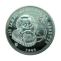 Germany Medal 2009 Silver 400 Years of Johannes Kepler&#39;s Laws 32mm 02000 - £30.28 GBP