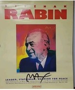 Peter Max Autographed YITZHAK RABIN Poster 30&quot; x 24&quot; Hand Signed Lithogr... - €115,10 EUR