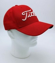 Titleist Fitted Golf Hat Red Size M/L - £11.76 GBP