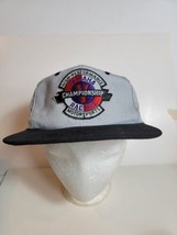 Vtg 80s 90s Yamaha Racing Championship Motorsport SnapBack Hat Cap Moto USA Made - £34.39 GBP