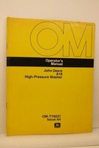 John Deere A18 High Pressure Washer Operators Manual OM-TY8037 Issue A4 - £8.03 GBP