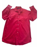 Tommy Hilfiger Shirt Men’s 16 32/33 Long Sleeve Button Up Regular Fit Re... - £11.79 GBP