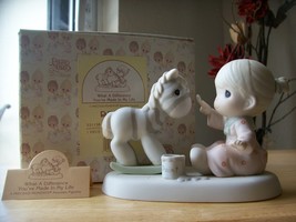 1995 Precious Moments “What A Difference You’ve Made In My Life” Figurine - £35.39 GBP