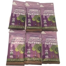 6-pack Trader Joe&#39;s Organic Grape Mango Fruit Leather Buttons Healthy 01/2025 - £10.83 GBP