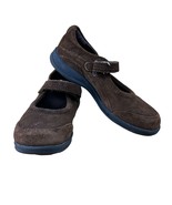 Stride Rite Molly Brown Leather Mary Jane 11.5W Kids Suede Girls Flower ... - $20.26 CAD