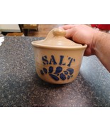 Vtg Pfaltzgraff Ceramic Salt Box Cellar Colonial Folk Art Farmhouse 560 - $55.46 CAD