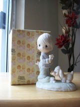 1978 Precious Moments “Praise The Lord Anyhow” Figurine Signed by Sam Bu... - $100.00