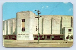 Municipal Auditorium Charleston West Virginia WV UNP Chrome Postcard D18 - £3.06 GBP