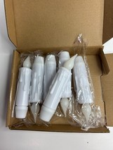 6-PACK 4.5&quot; Battery Operated Electric Candle, Plain White - Craft Suppli... - $9.85
