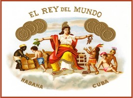 4722.Cuban cigars label.King of the World POSTER.decor Home Office art - £13.66 GBP+