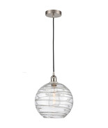 Mini Pendant Brushed Satin Nickel Edison Transparent 616-1P-SN-G1213-12-LED - €157,10 EUR