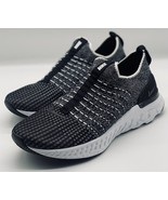 NEW Nike React Phantom Run Flyknit 2 Black White CJ0280-002 Women&#39;s Size 5 - $79.19