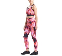 Josie Natori Womens Solstice Printed 7/8 Leggings Size X-Small Color Arora Pink - £23.82 GBP