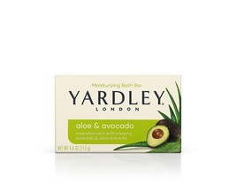 Yardley London Aloe & Avocado Naturally Moisturizing Bath Bar, 4.25 oz - £5.41 GBP