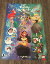 Disney Little Mermaid Pocahontas Princess Signed 2019 Nycc Comic Con Poster Art - £31.84 GBP